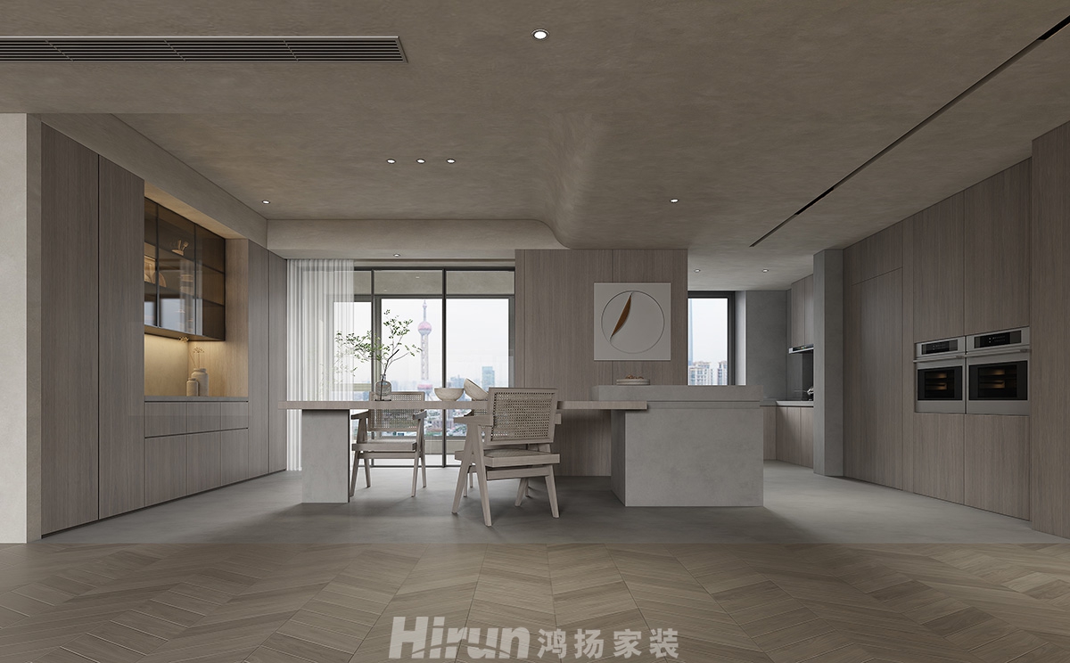 中建江山壹號260㎡雅致現代大平層 裝修案例效果圖-4