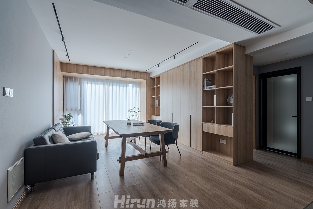 八方小區(qū)120㎡北歐之光四居室 裝修案例實景圖-18