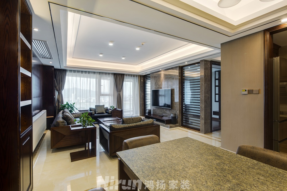 潮宗御苑160㎡寫意木構四居室 裝修案例效果圖-_Q2A5646- (2)