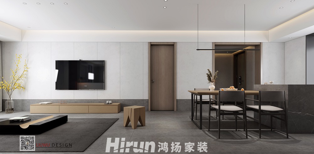 大漢漢園150㎡雅致現(xiàn)代四居室 裝修案例效果圖-(1)ma