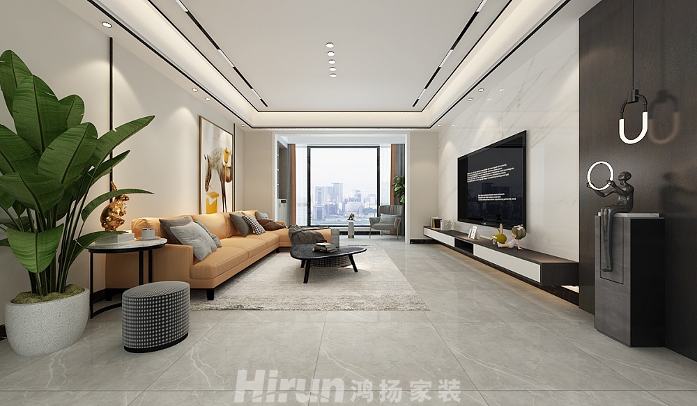 云升東方大院145㎡雅致現代四居室 裝修案例效果圖-8b2b984ed1d68ea78d7a3521885c856