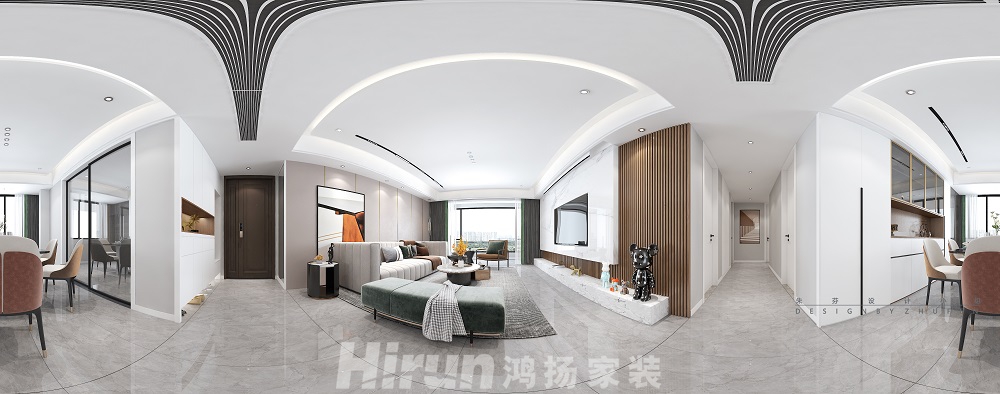 中建大公館168㎡雅致現(xiàn)代四居室 裝修案例效果圖-4eab2ea4a1a717517fb78203d8430dc