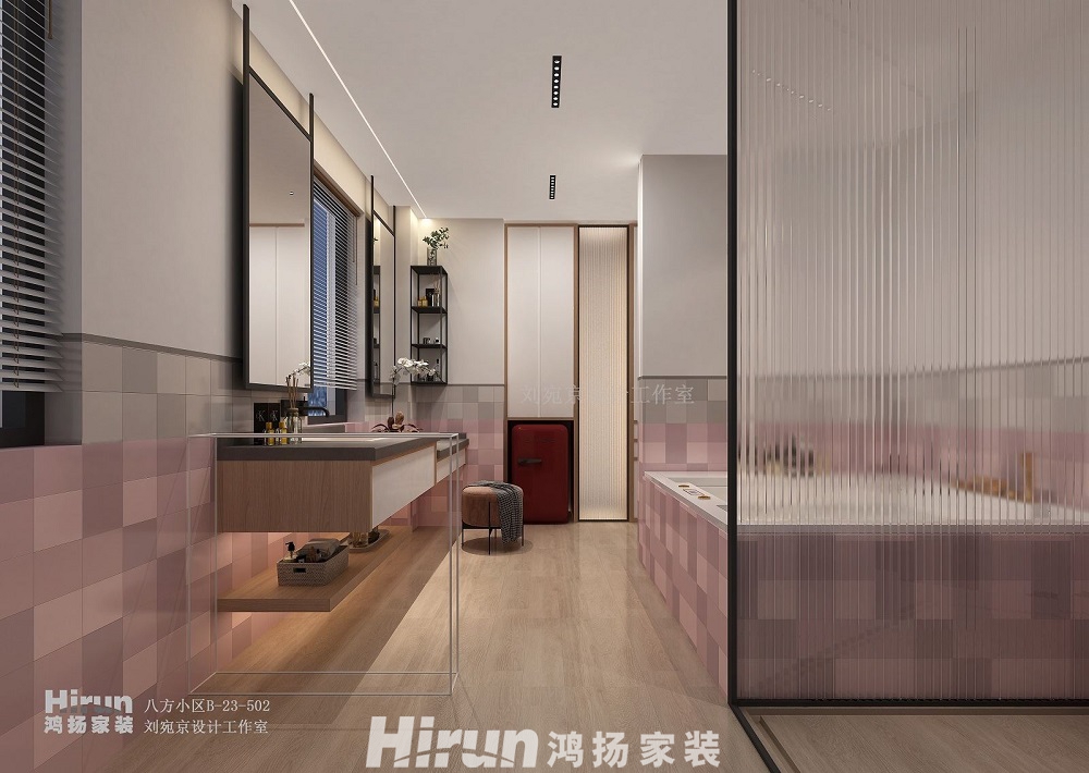 八方小區(qū)160㎡北歐之光四居室 裝修案例效果圖-9132393377905016