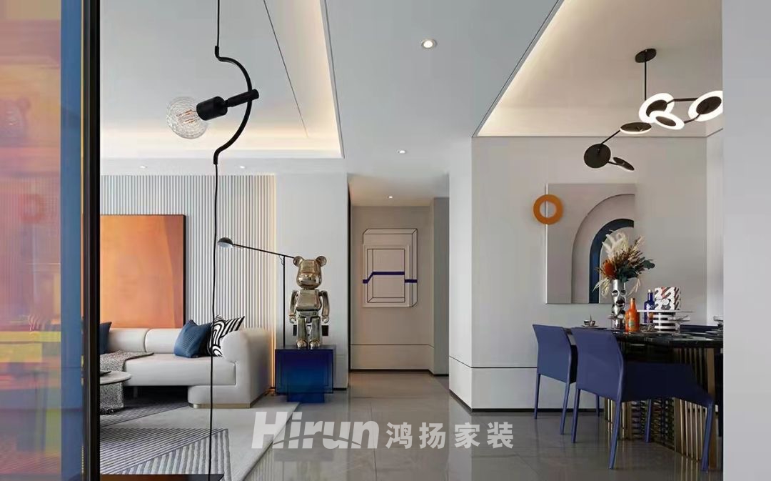 萬國城150㎡優(yōu)雅繽紛四居室 裝修案例實(shí)景圖-2