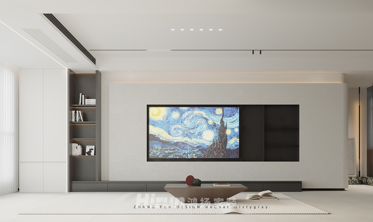 建發(fā)央璽160㎡雅致現(xiàn)代四居室 裝修案例效果圖-5